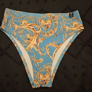 Pole addict high waist high leg bottoms for pole dance